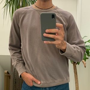 GOODFELLOW GRAY CREWNECK SWEATER, Size LARGE, COLOR GRAY, 100%Cotton.